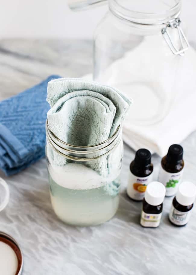 DIY natural disinfectant wipes | Henry Happened